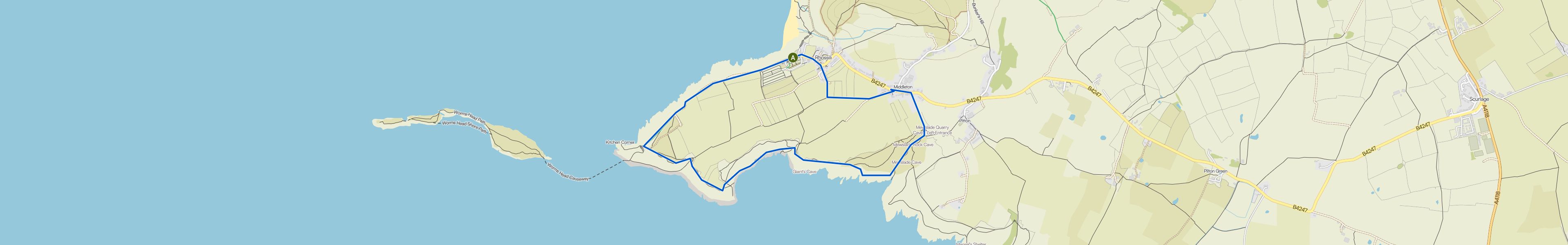 The best walks on the Gower Peninsula | Komoot